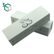 kundenspezifischer Entwurf weiße Haarverlängerung Verpackungskasten-Logodruck mit Mattlaminierungsmagnet